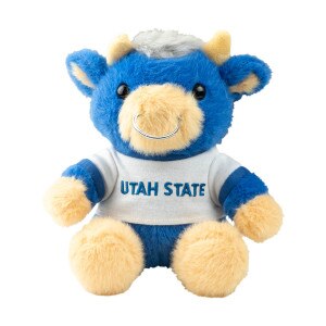 Mini Big Blue in Utah State T-Shirt Plush Mitties Mascots